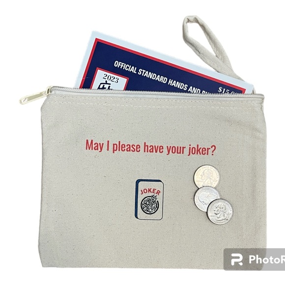Mahjong card pouch and coin purse - Picture 4 of 4